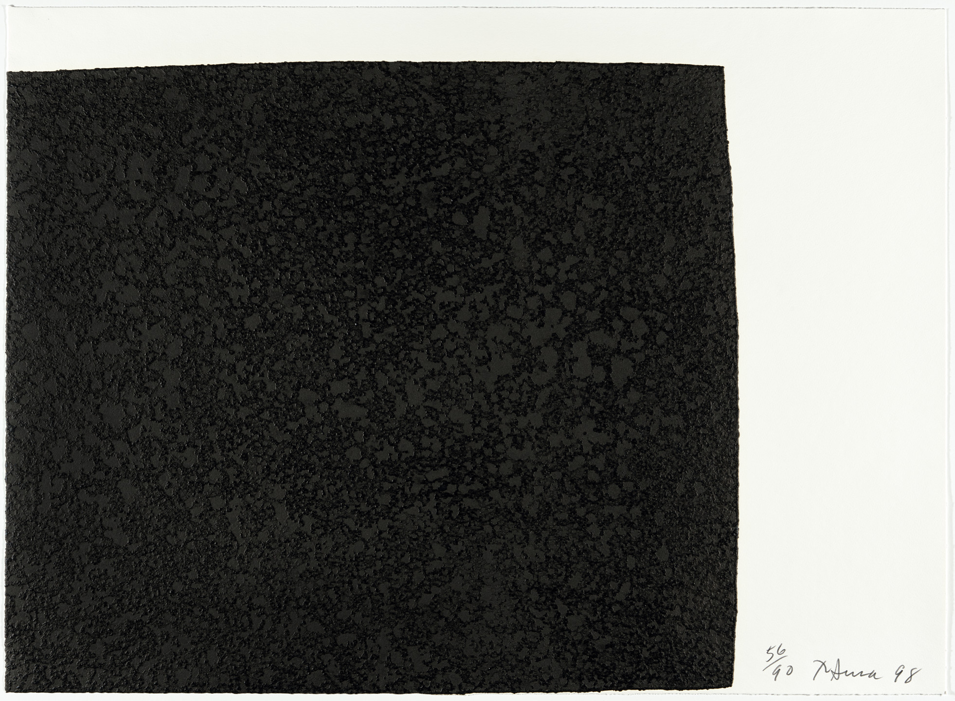 Richard Serra. Leo from The Leo Castelli 90th Birthday Portfolio. 1998