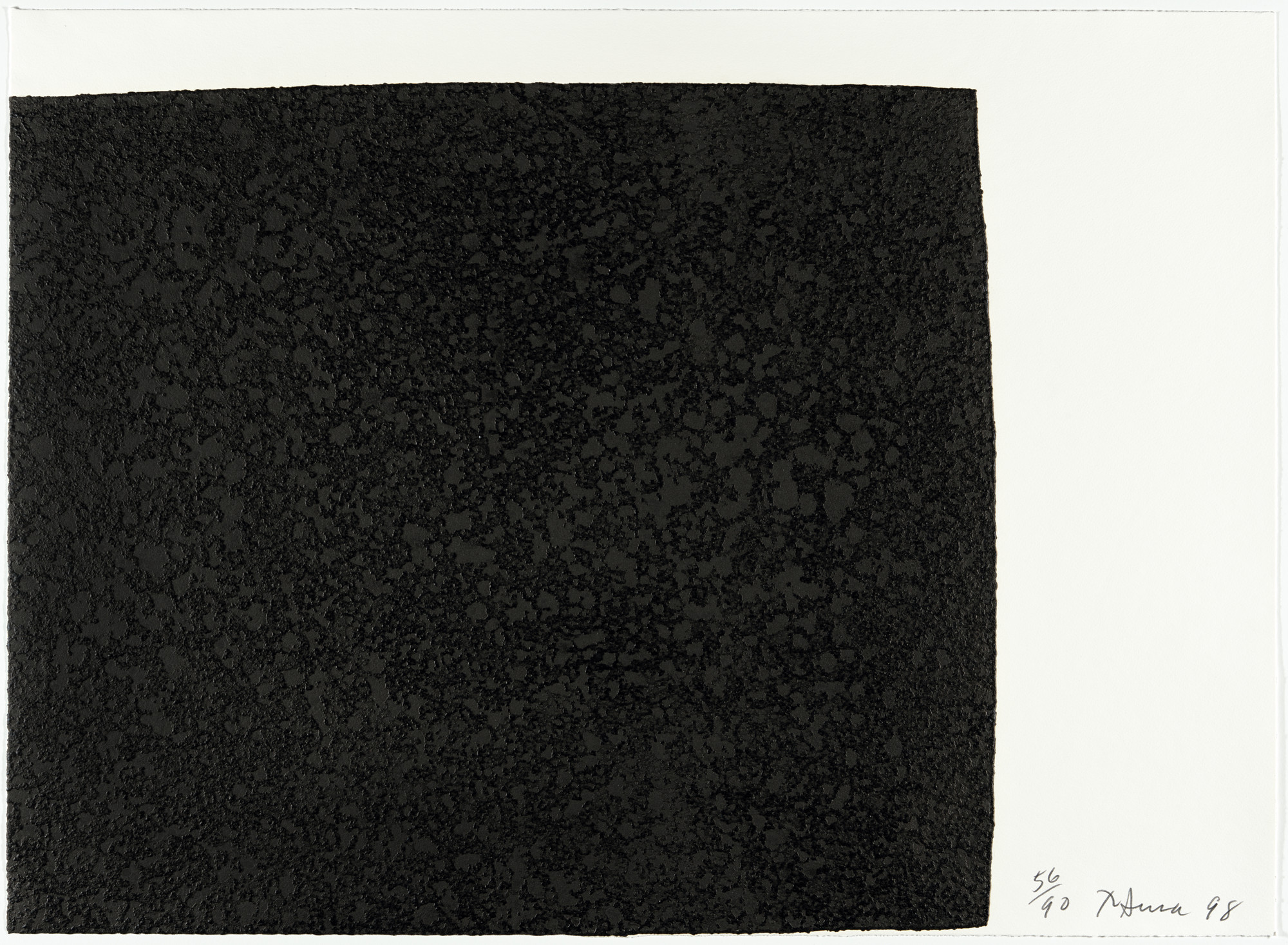 Richard Serra. Leo from The Leo Castelli 90th Birthday Portfolio
