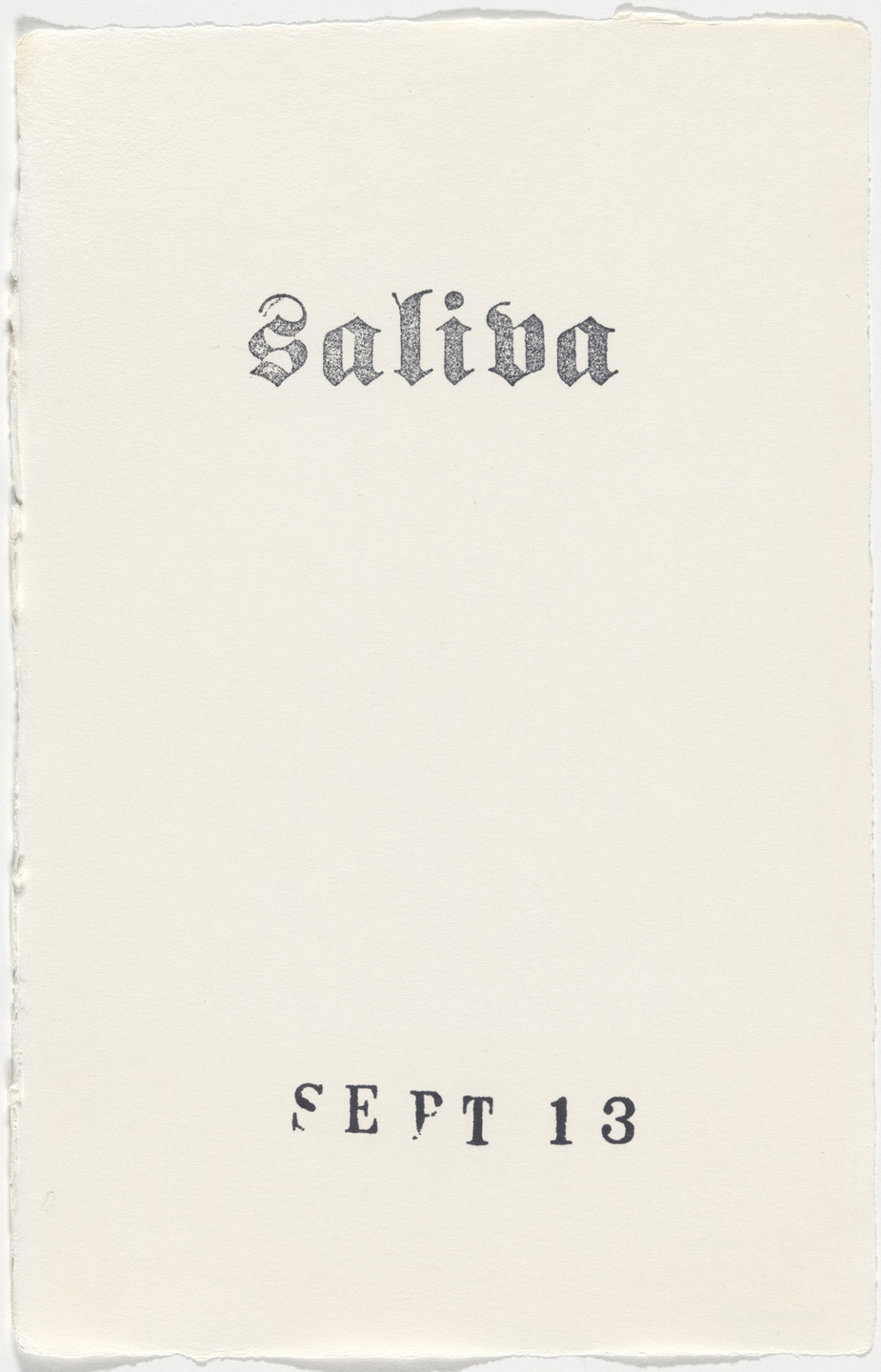 Kiki Smith. Untitled (Book of Hours). 1986–2003