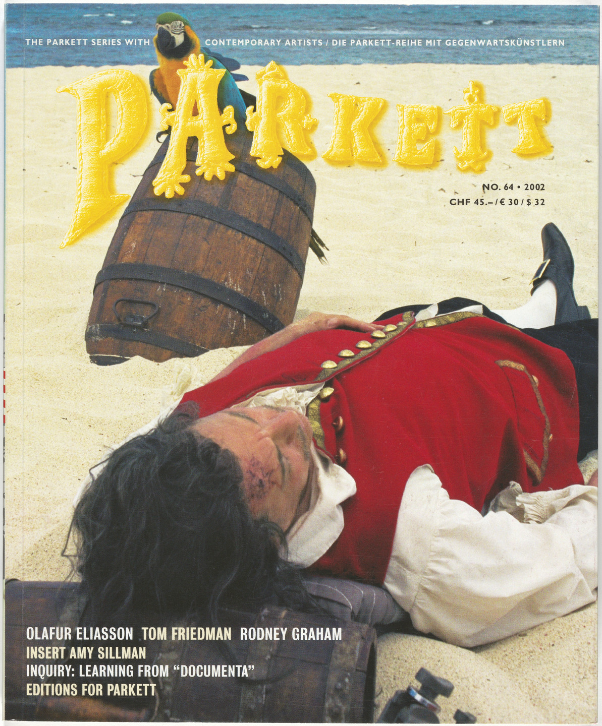 Olafur Eliasson, Tom Friedman, Rodney Graham, Nic Hess, Amy Sillman, Various Artists. Parkett no. 64. 2002