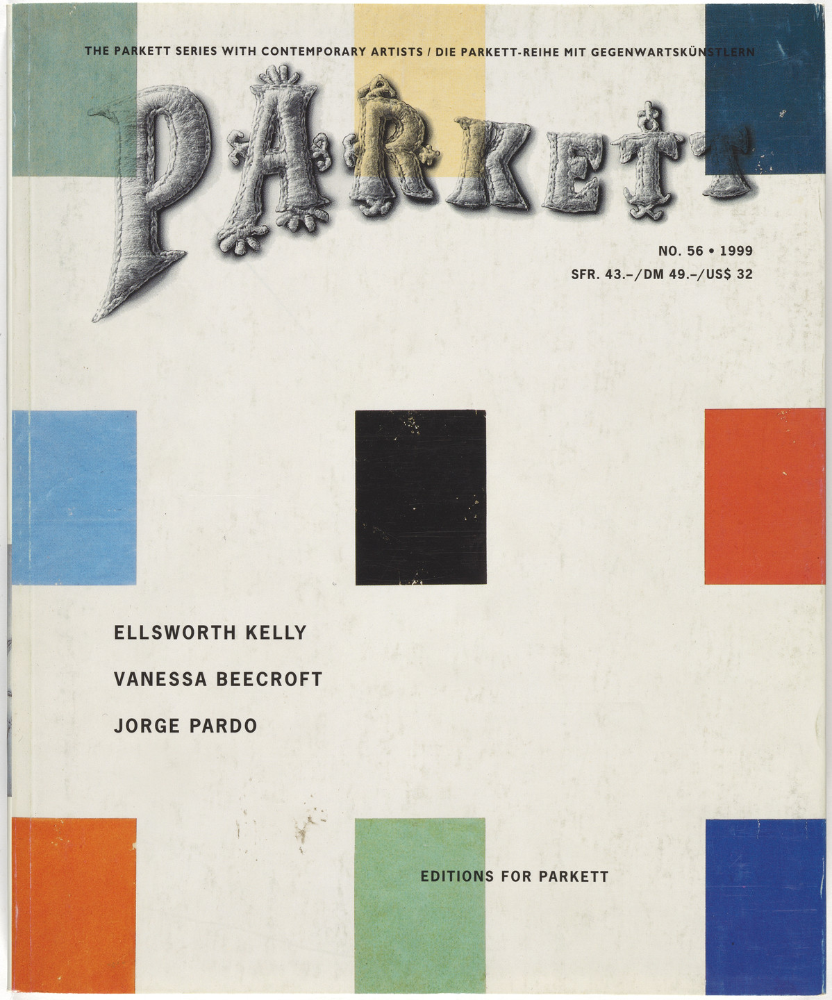 Vanessa Beecroft, Louise Bourgeois, Ellsworth Kelly, Jorge Pardo, Various Artists. Parkett no. 56. 1999