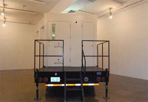 Regina José Galindo. America's Family Prison. 2008