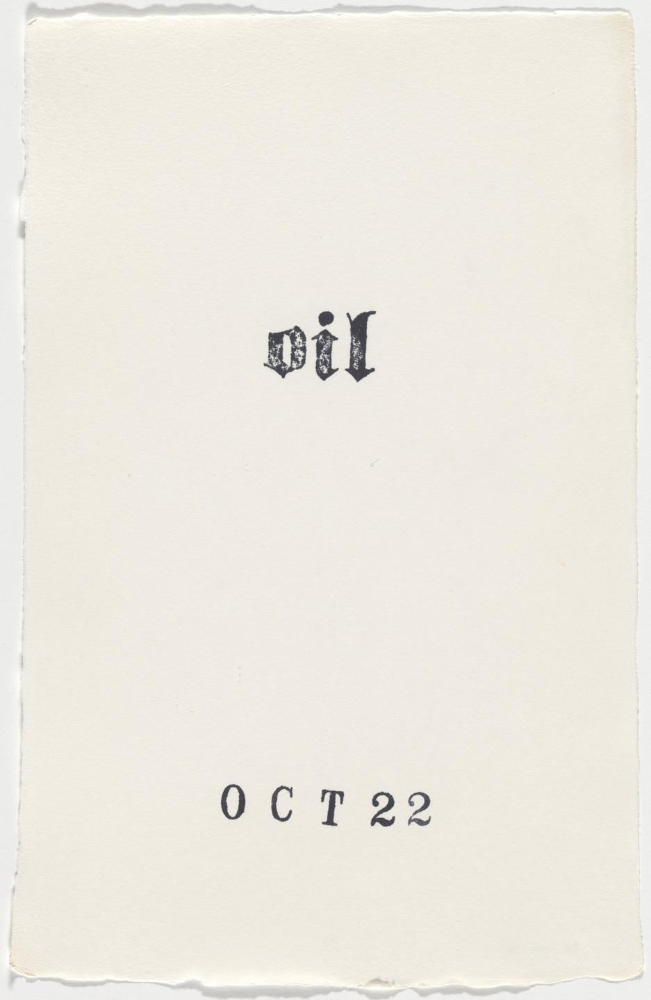 Kiki Smith. Untitled (Book of Hours). 1986–2003