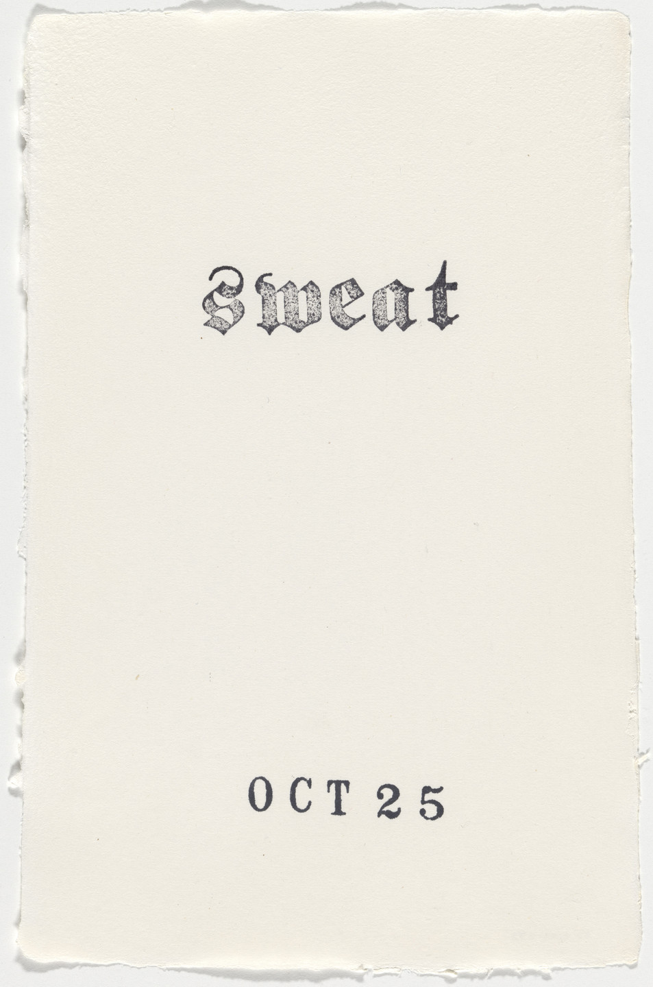 Kiki Smith. Untitled (Book of Hours). 1986–2003