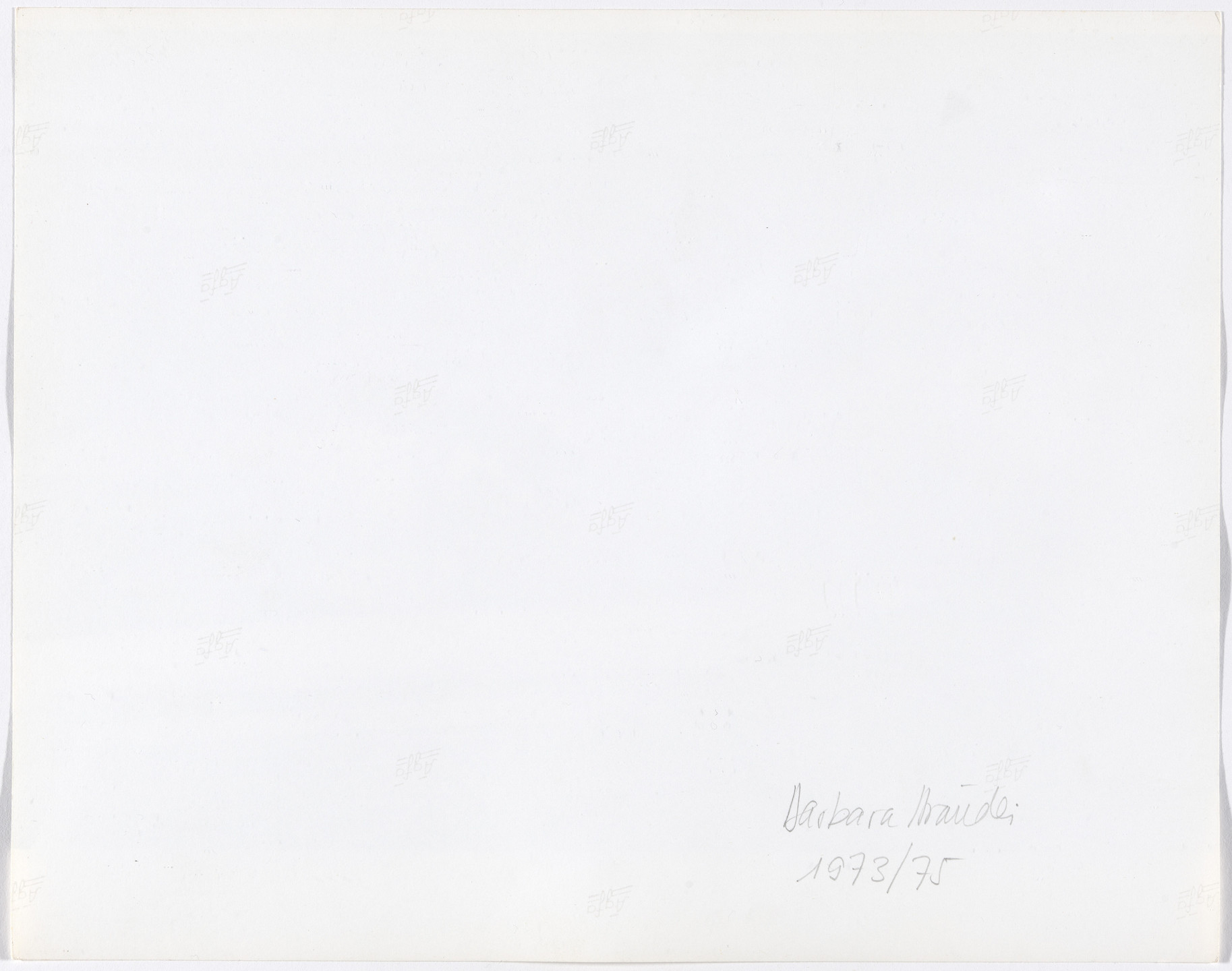 Barbara Brändli. Untitled from the series Sistema nervioso (Nervous System). 1974–75