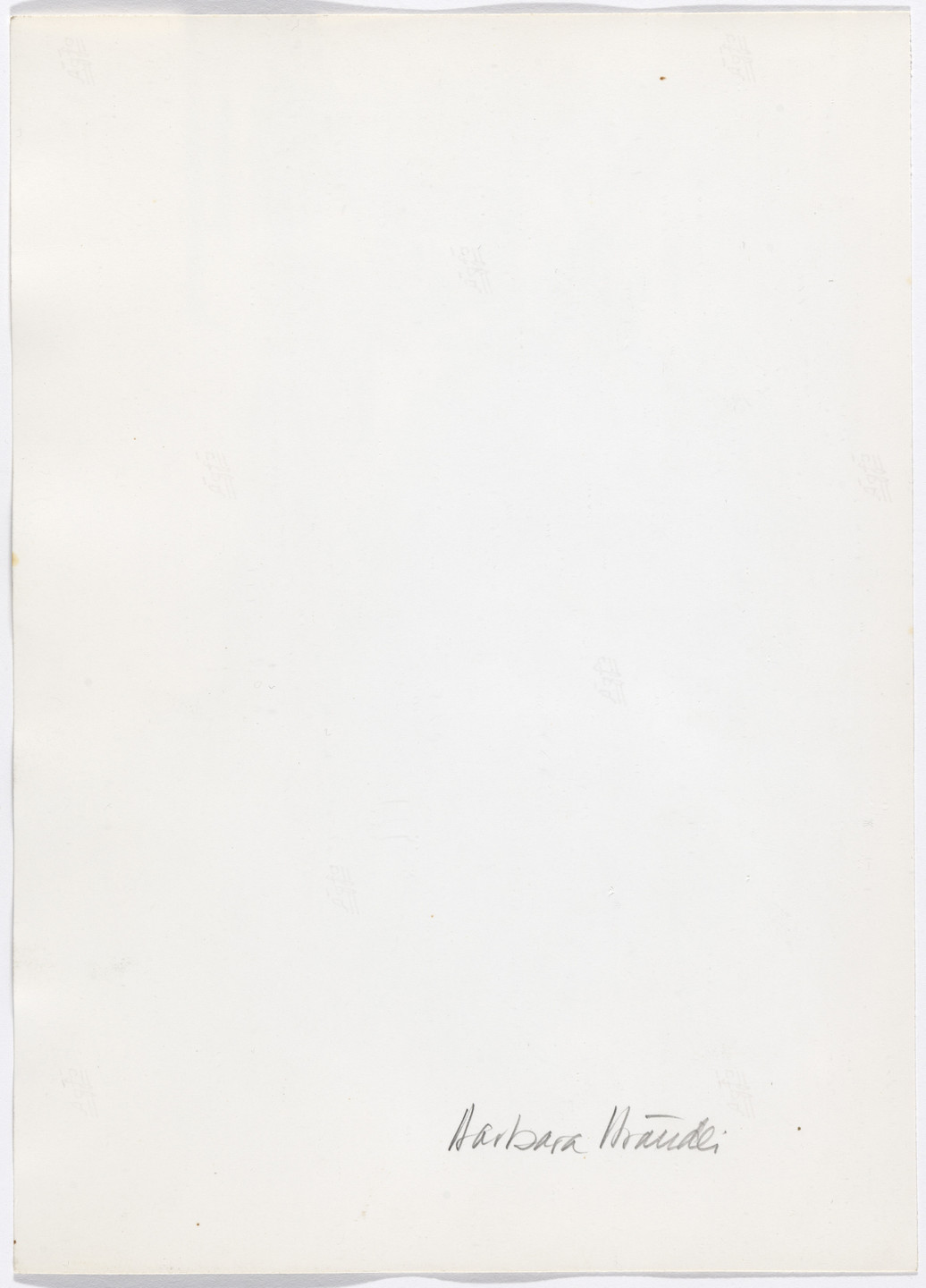 Barbara Brändli. Untitled from the series Sistema nervioso (Nervous System). 1974–75