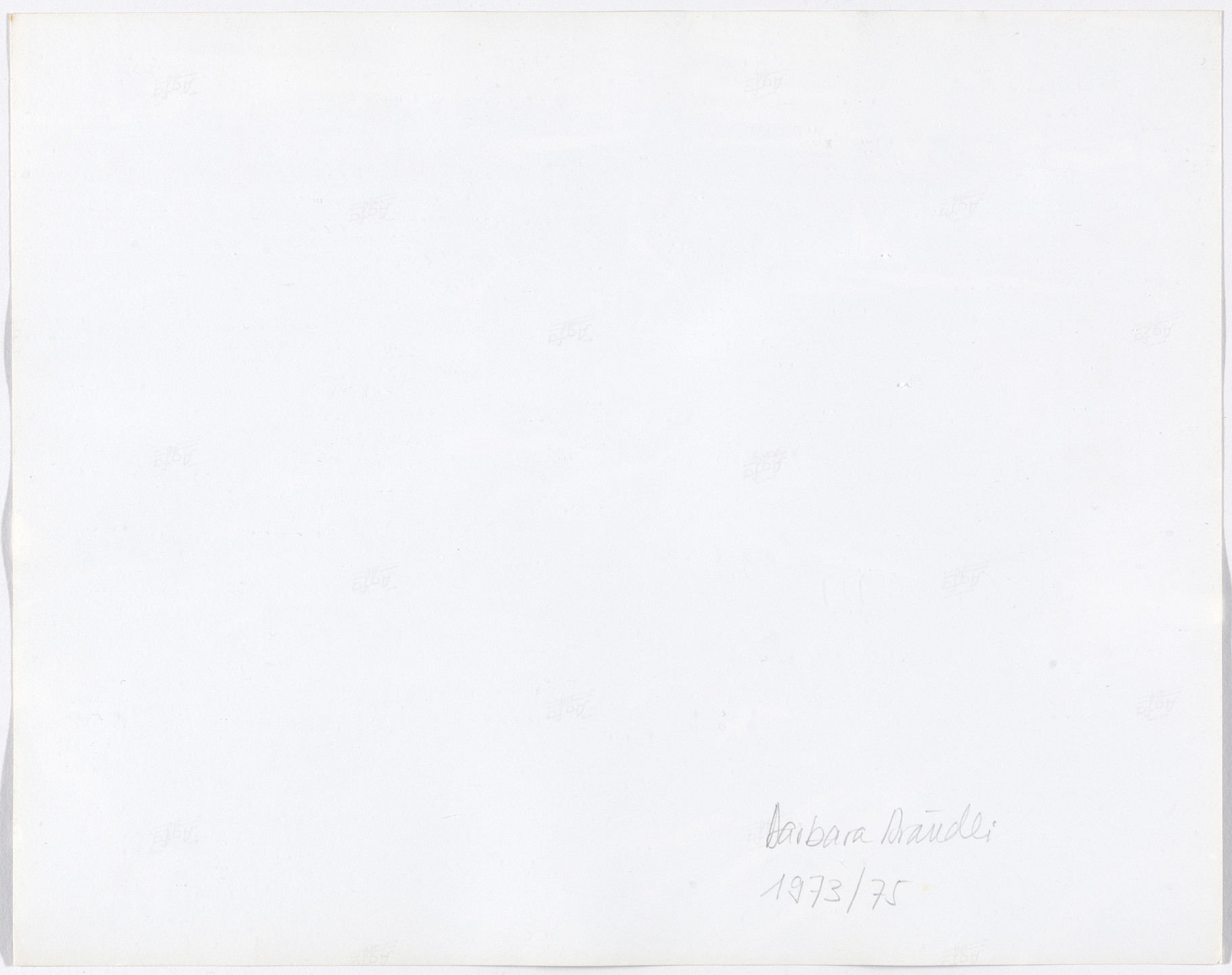 Barbara Brändli. Untitled from the series Sistema nervioso (Nervous System). 1974–75