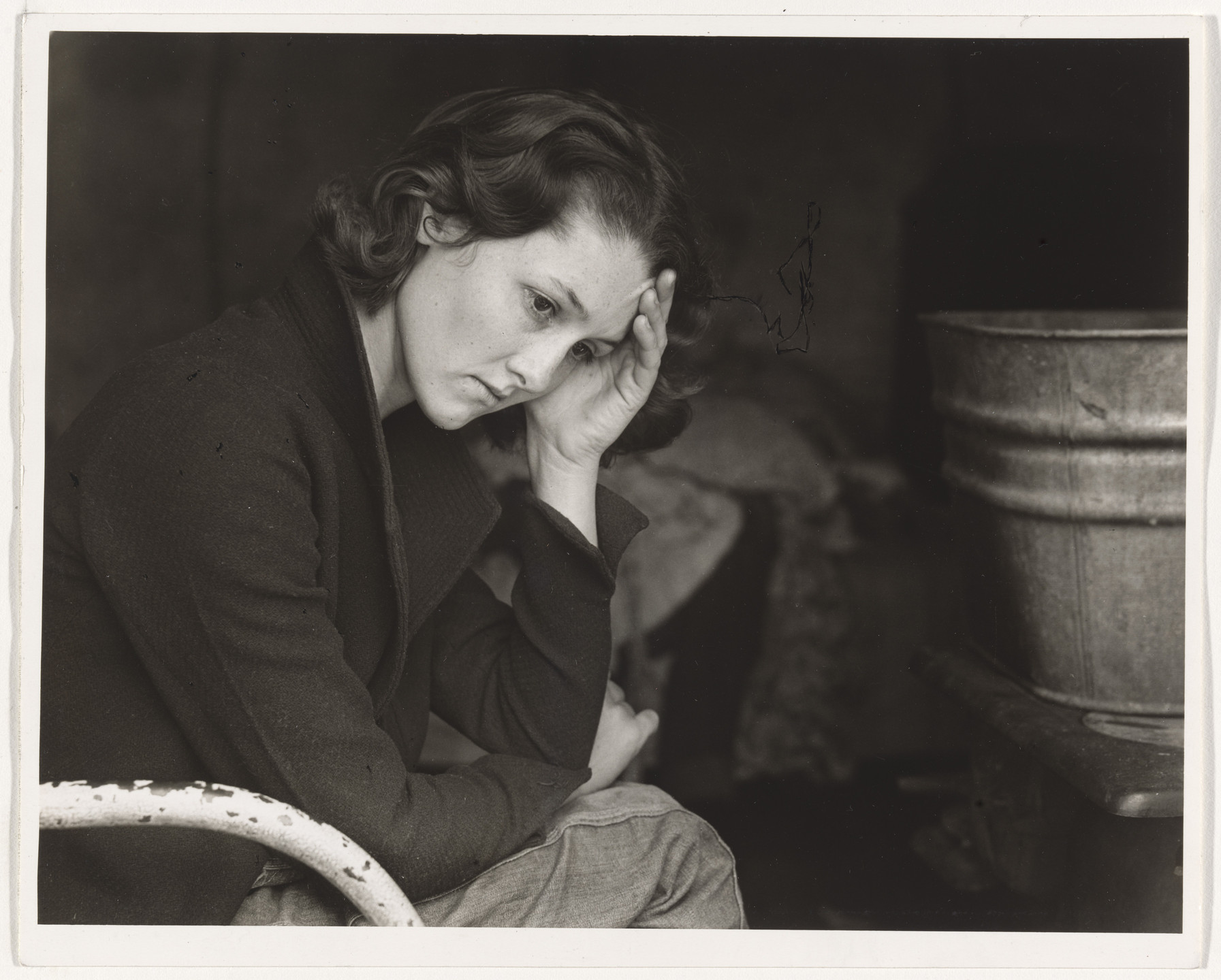 Dorothea Lange. Daughter of Migrant Tennessee Coal Miner Living in American River Camp near Sacramento, California. November 1936