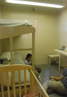 Regina José Galindo. America's Family Prison. 2008