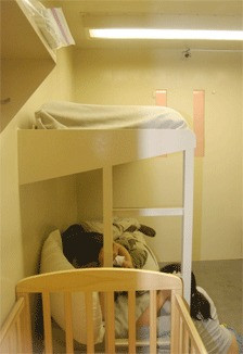 Regina José Galindo. America's Family Prison. 2008