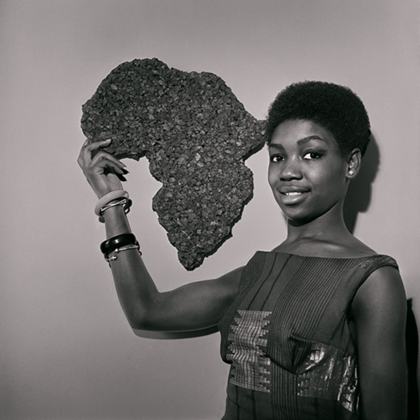 Kwame Brathwaite. Untitled (Nomsa with Africa). 1964-68