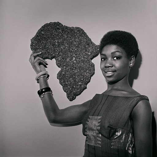 Kwame Brathwaite. Untitled (Nomsa with Africa). 1964-68