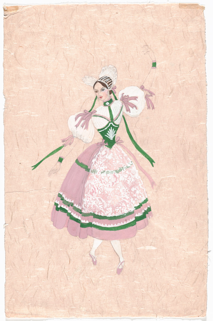 Baiser de la fee:  Costume design for the ballet
