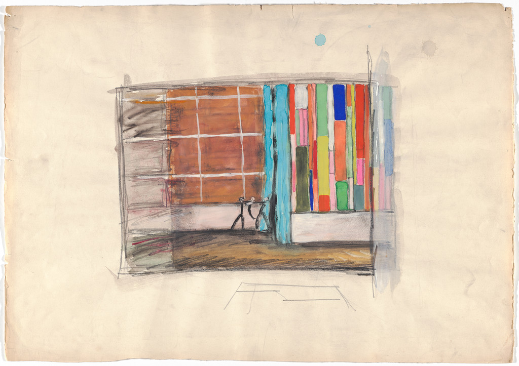 Ballet School. Designs for scenery