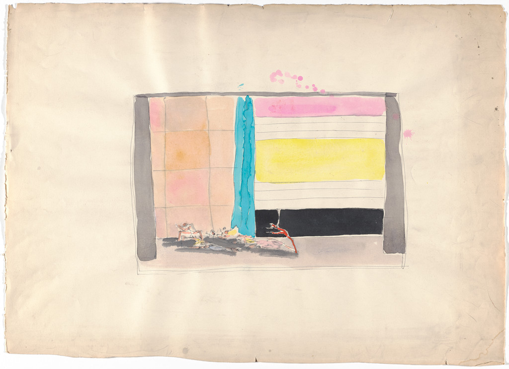 Ballet School. Designs for scenery