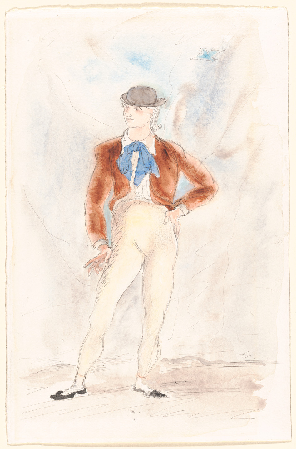 Franklin Chenault Watkins. Men&#39;s Costume (1st Part). Costume design for the ballet Transcendence. 1934