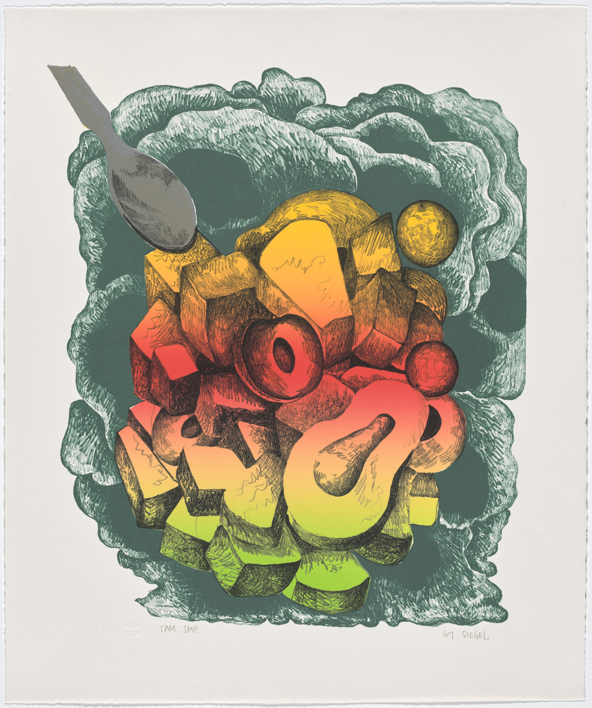 Irene Siegel. Spoon from an untitled series. 1967