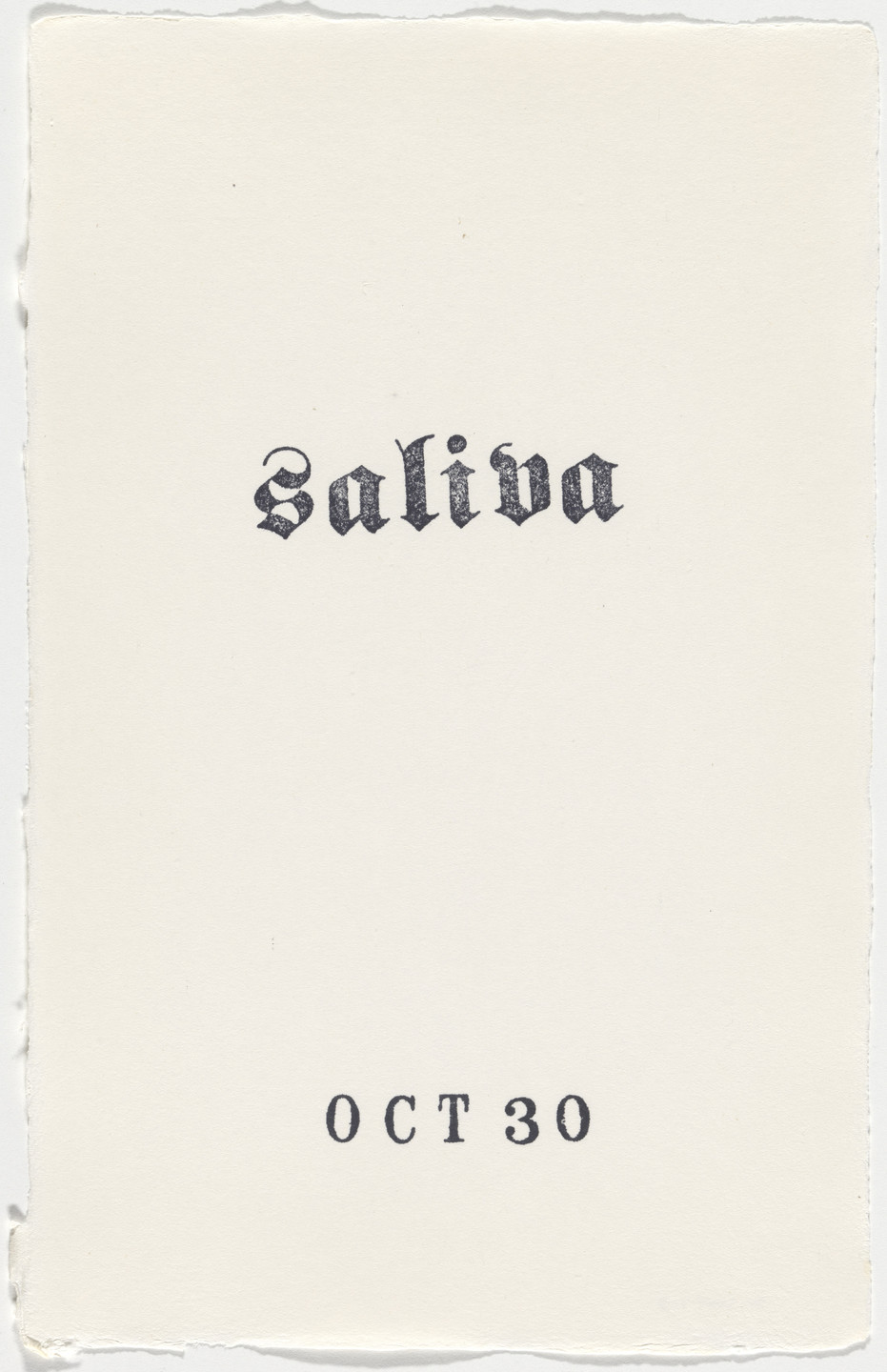 Kiki Smith. Untitled (Book of Hours). 1986–2003