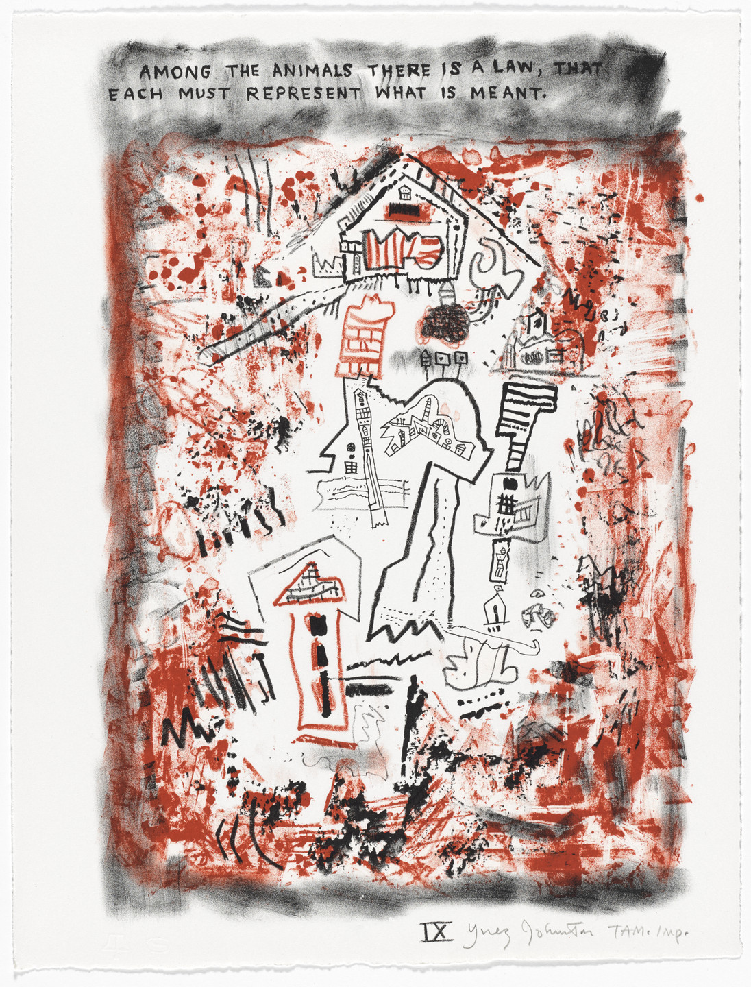 Ynez Johnston. IX from Principalities. 1966