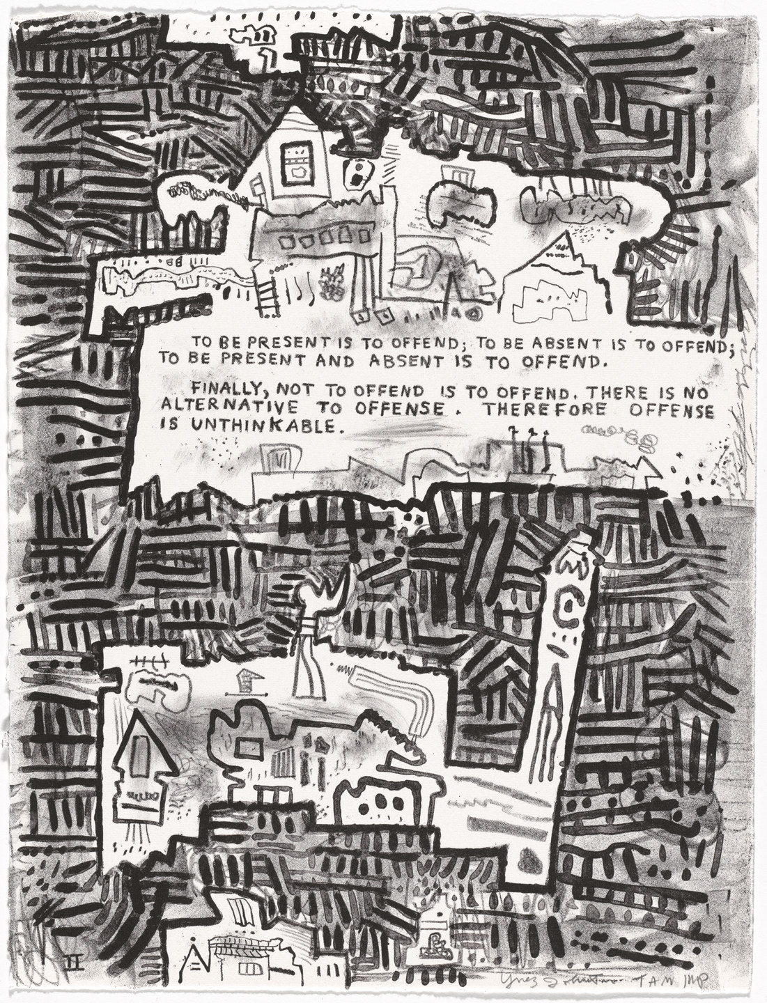 Ynez Johnston. II from Principalities. 1966