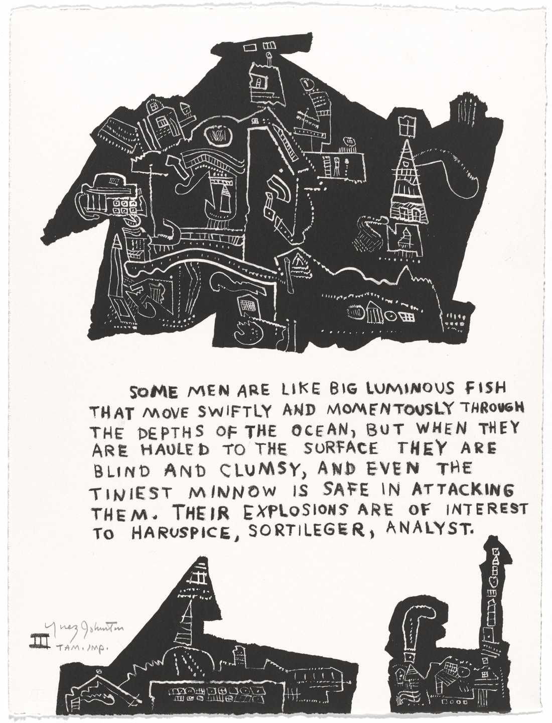 Ynez Johnston. III from Principalities. 1966