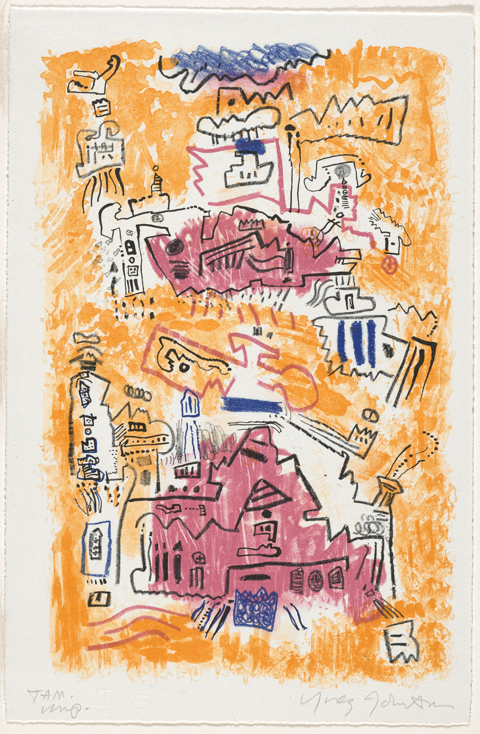 Ynez Johnston. Untitled (Voyages V) from Voyages. 1966