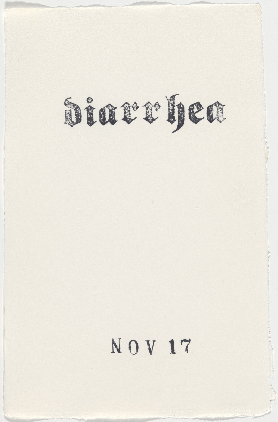 Kiki Smith. Untitled (Book of Hours). 1986–2003