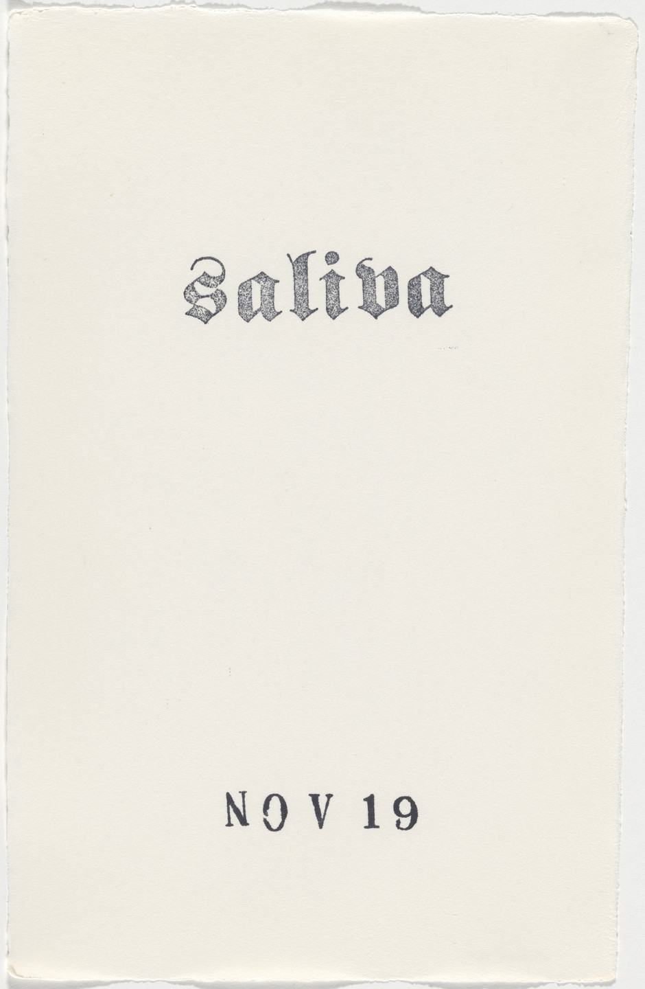 Kiki Smith. Untitled (Book of Hours). 1986–2003