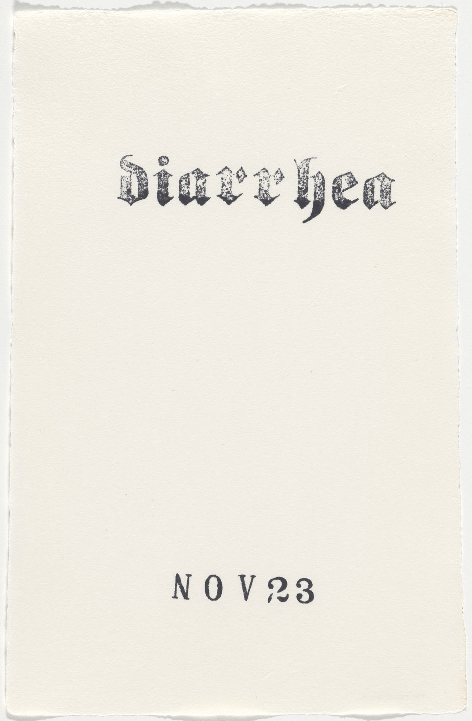 Kiki Smith. Untitled (Book of Hours). 1986–2003