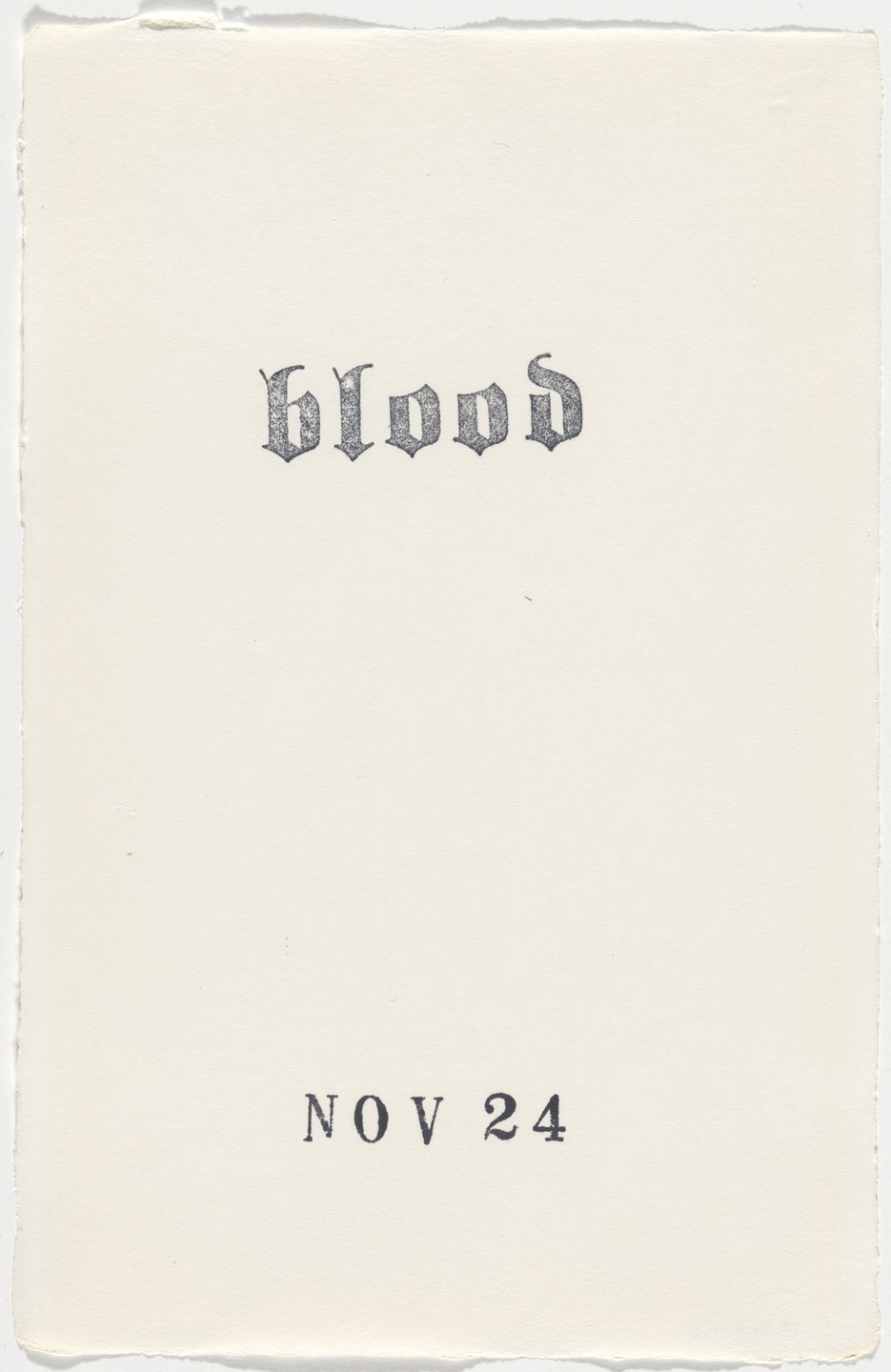 Kiki Smith. Untitled (Book of Hours). 1986–2003