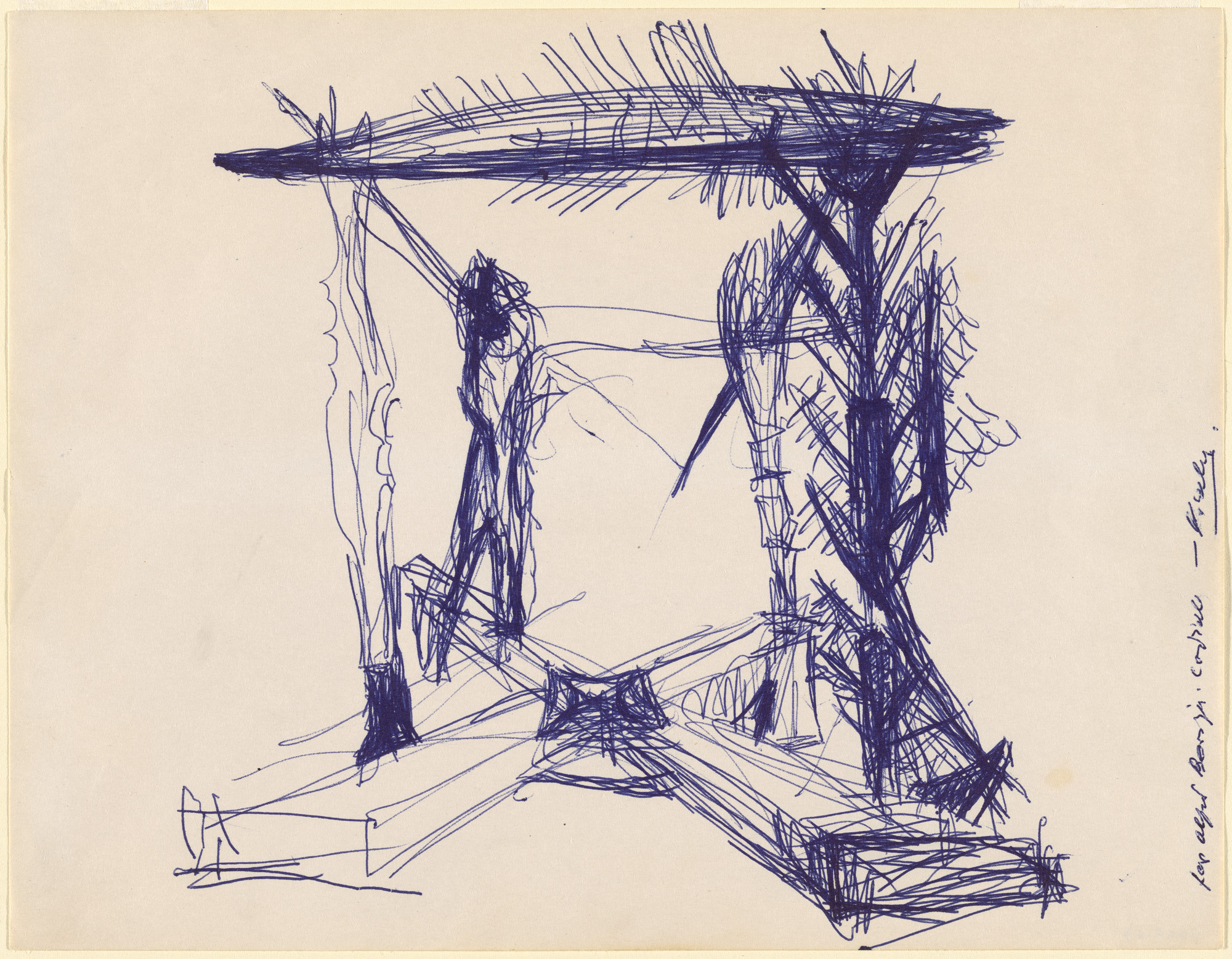 Frederick Kiesler. Study for Galaxy