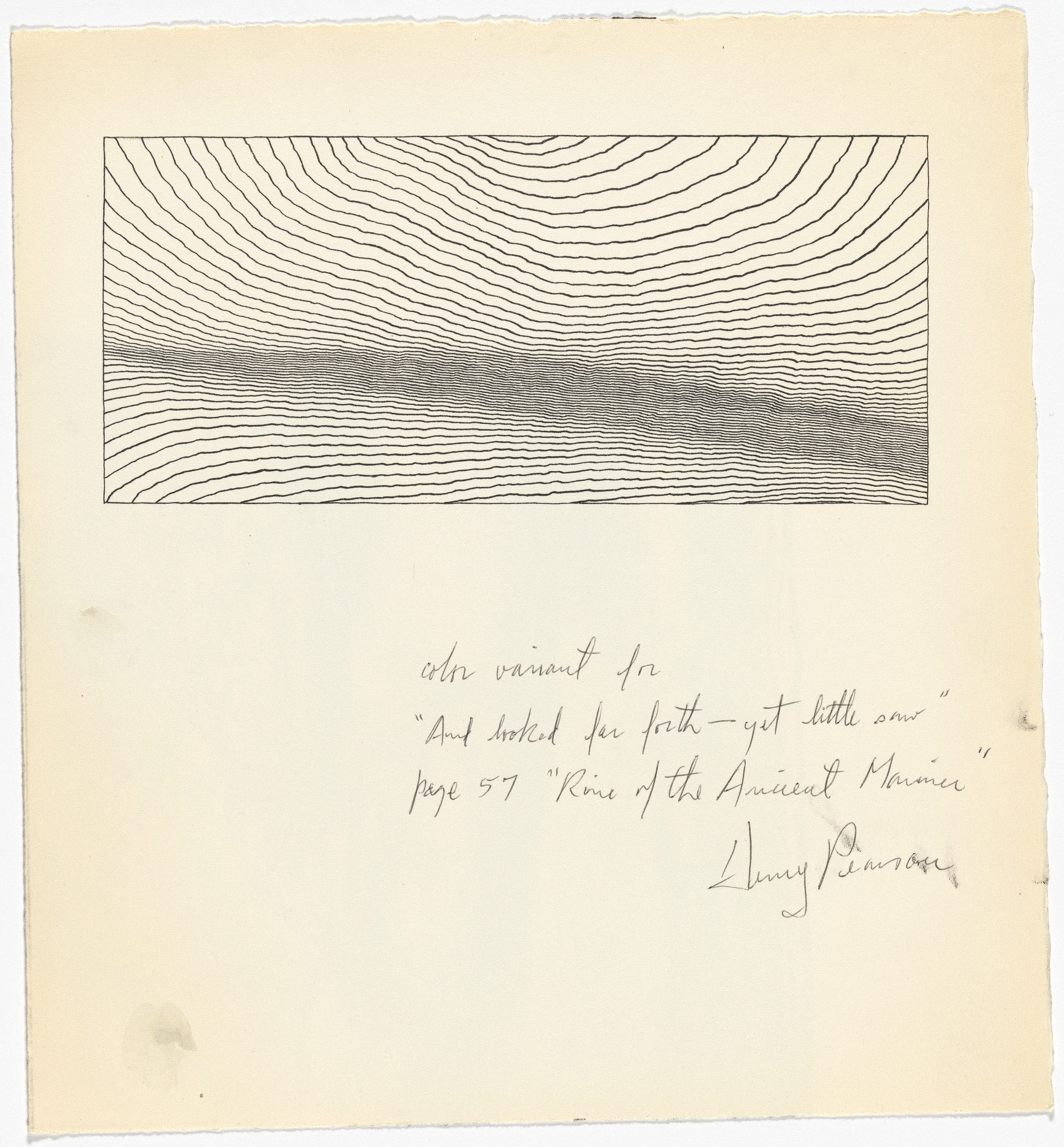 Henry Pearson. And Looked Far Forth - Yet Little Saw for the book The Rime of the Ancient Mariner
