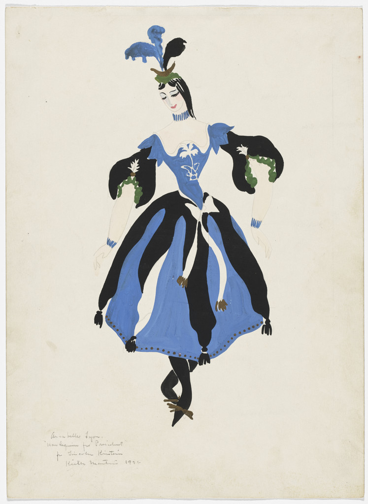 Costume design for the ballet Harlequin for President