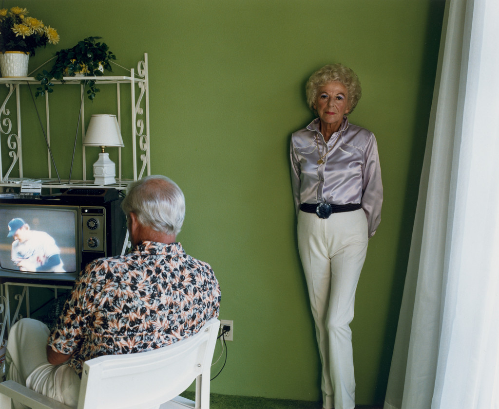 My Mother Posing for Me, Palm Springs, Larry Sultan, 1984