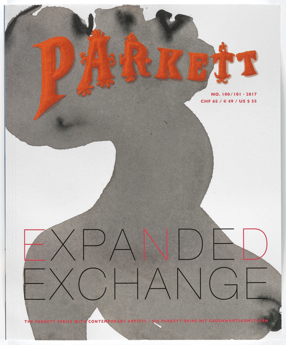 Various Artists, Nairy Baghramian, Sophie Calle, Maurizio Cattelan, Marlene Dumas, Katharina Fritsch, Katharina Grosse, Marilyn Minter, Jean-Luc Mylayne, Nicolas Party, Pipilotti Rist, Jordan Wolfson. Parkett no. 100/101. 2017