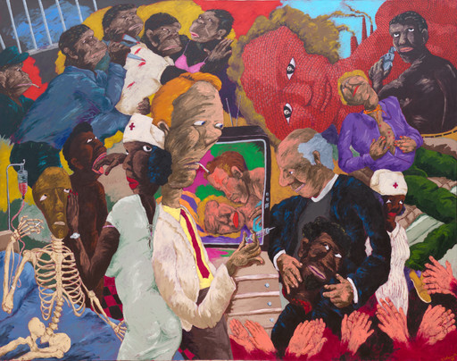 Robert Colescott. Emergency Room. 1989