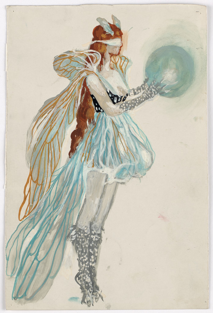 Costume design for the ballet The Cave of Sleep