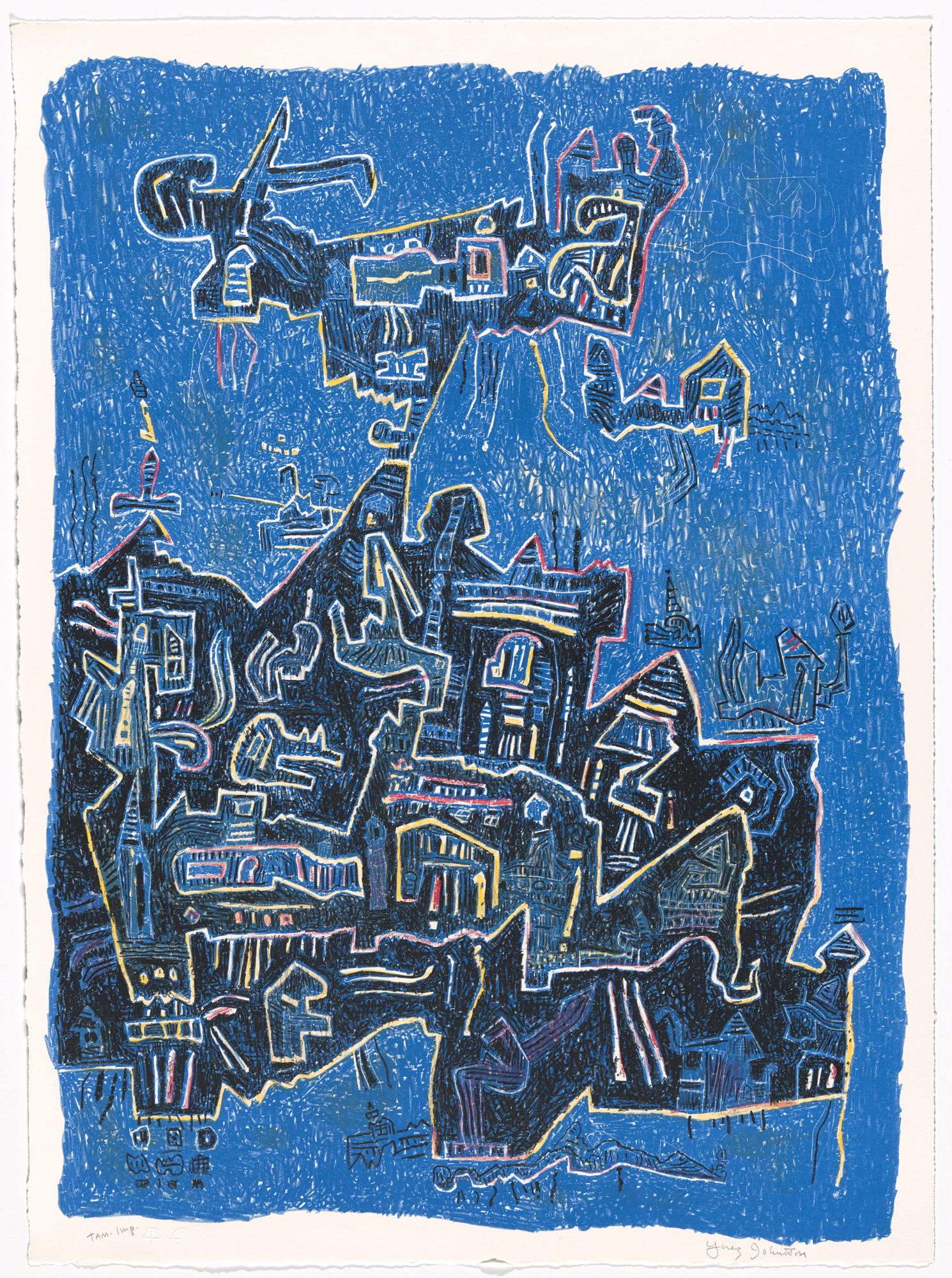 Ynez Johnston. Untitled (The Black Pagoda IV) from The Black Pagoda