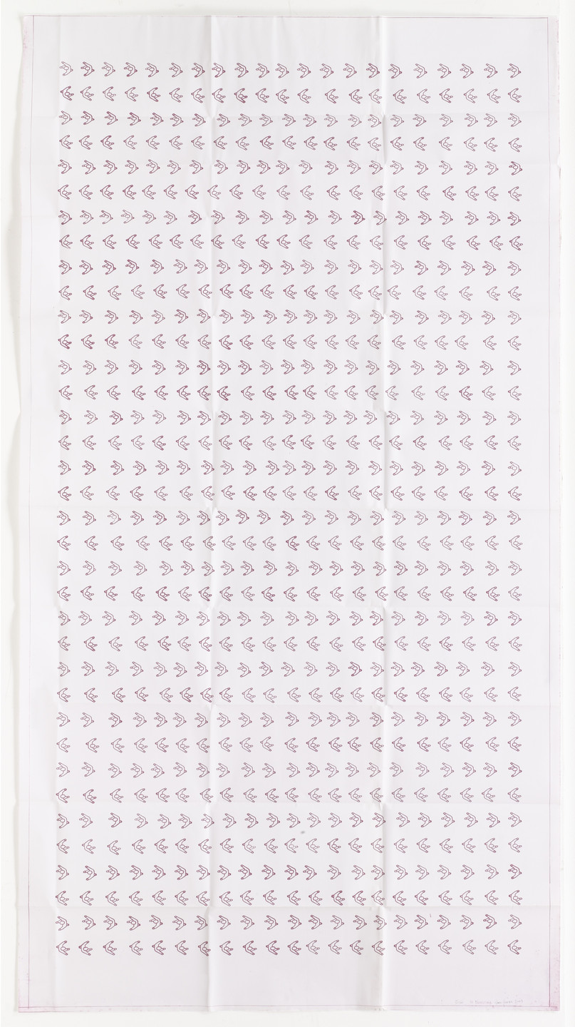 León Ferrari. Writing (Escritura) from the series Heliographs (Heliografías). c. 1980, signed 2007