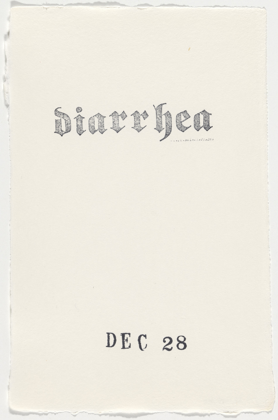 Kiki Smith. Untitled (Book of Hours). 1986–2003