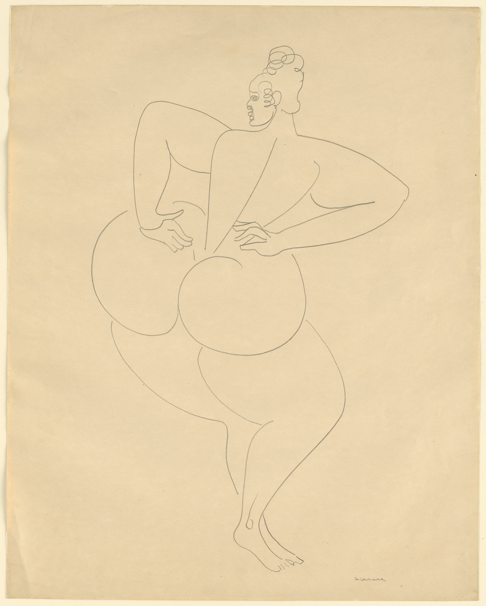 Gaston Lachaise. Standing Woman, Back