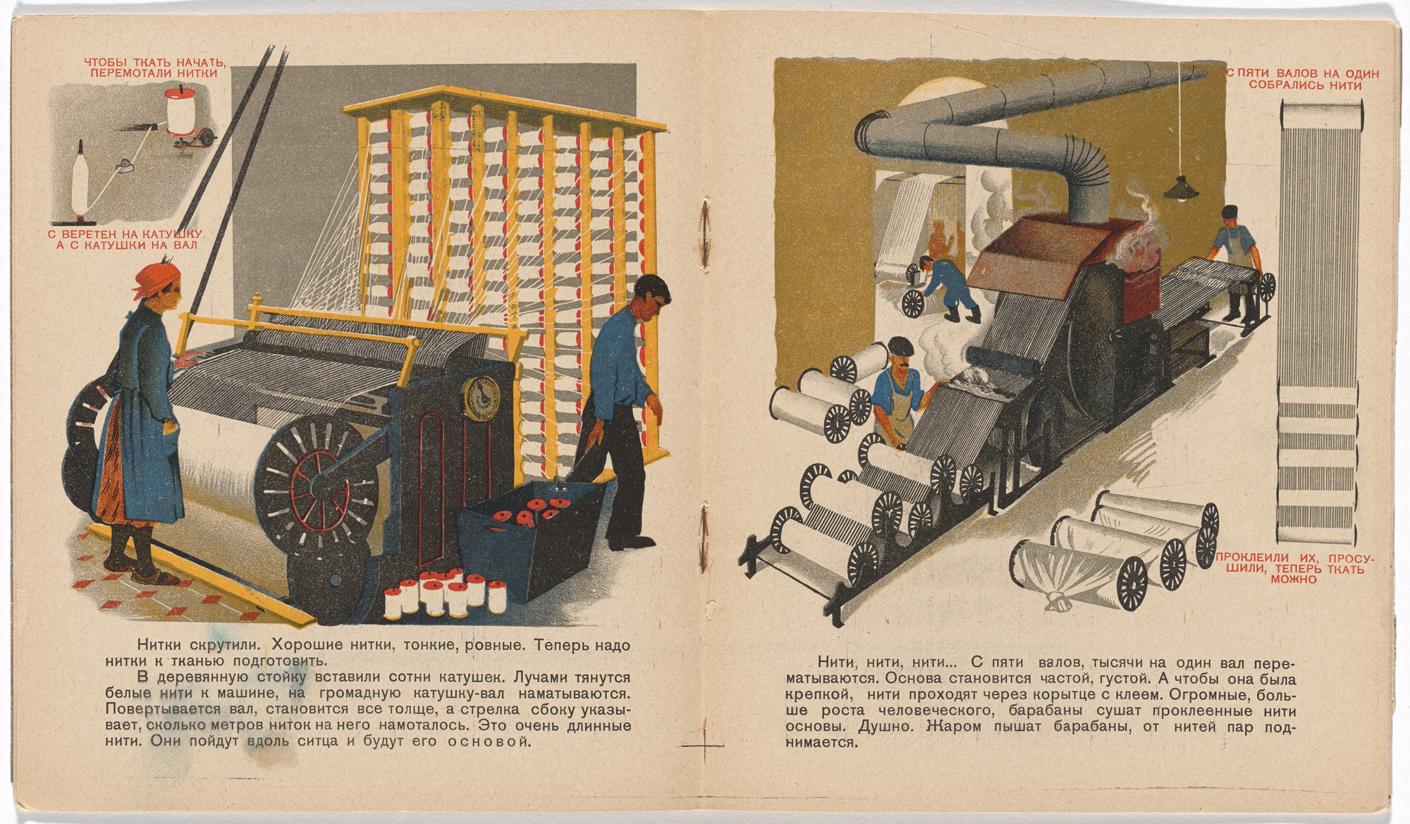 Olga Deineko, Nikolai Troshin. Kak khlopok sittsem stal (How Cotton Becomes Calico). 1929