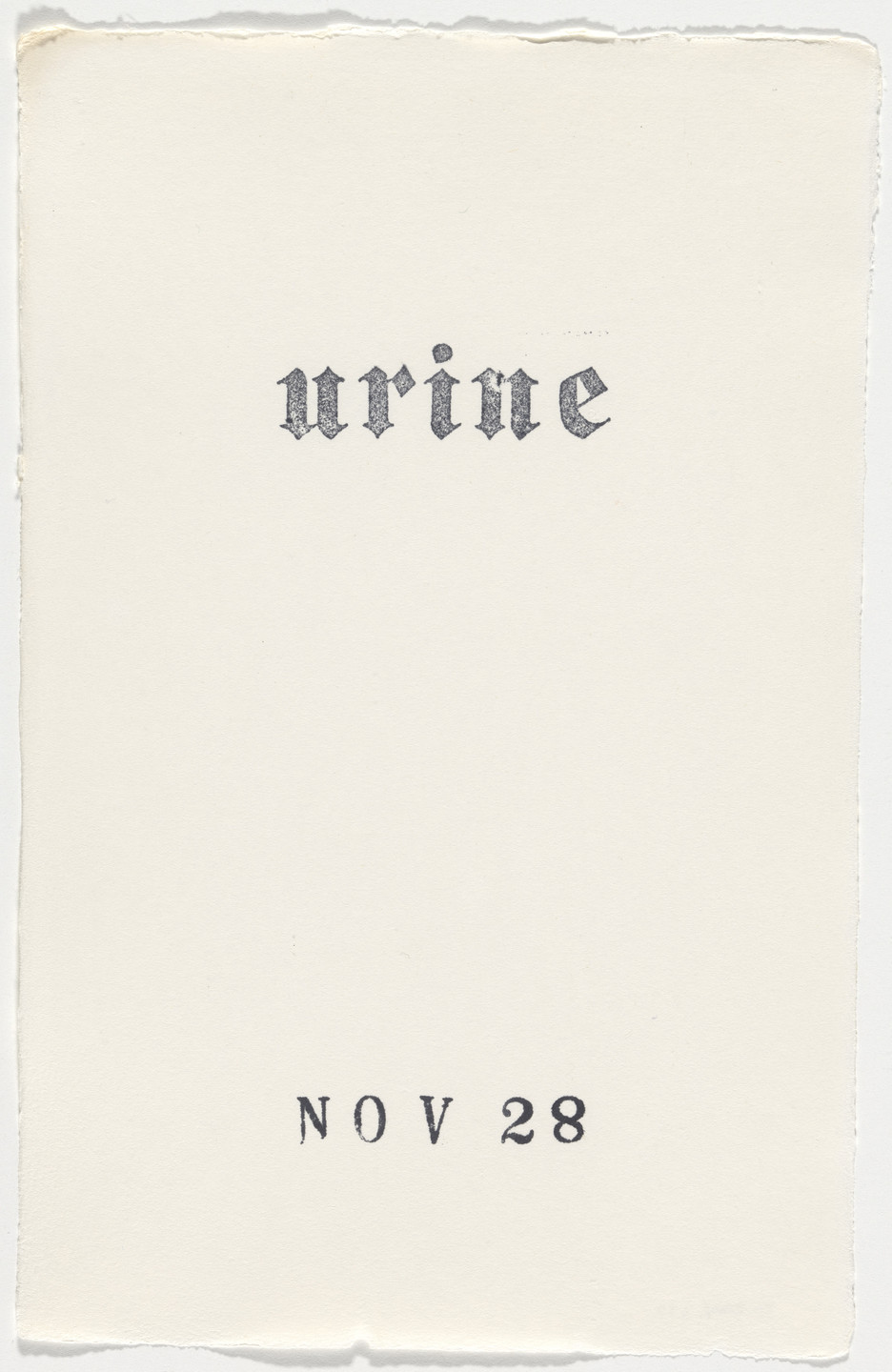 Kiki Smith. Untitled (Book of Hours). 1986–2003