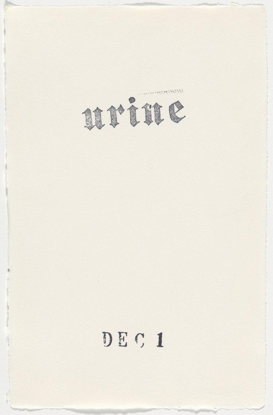 Kiki Smith. Untitled (Book of Hours). 1986–2003