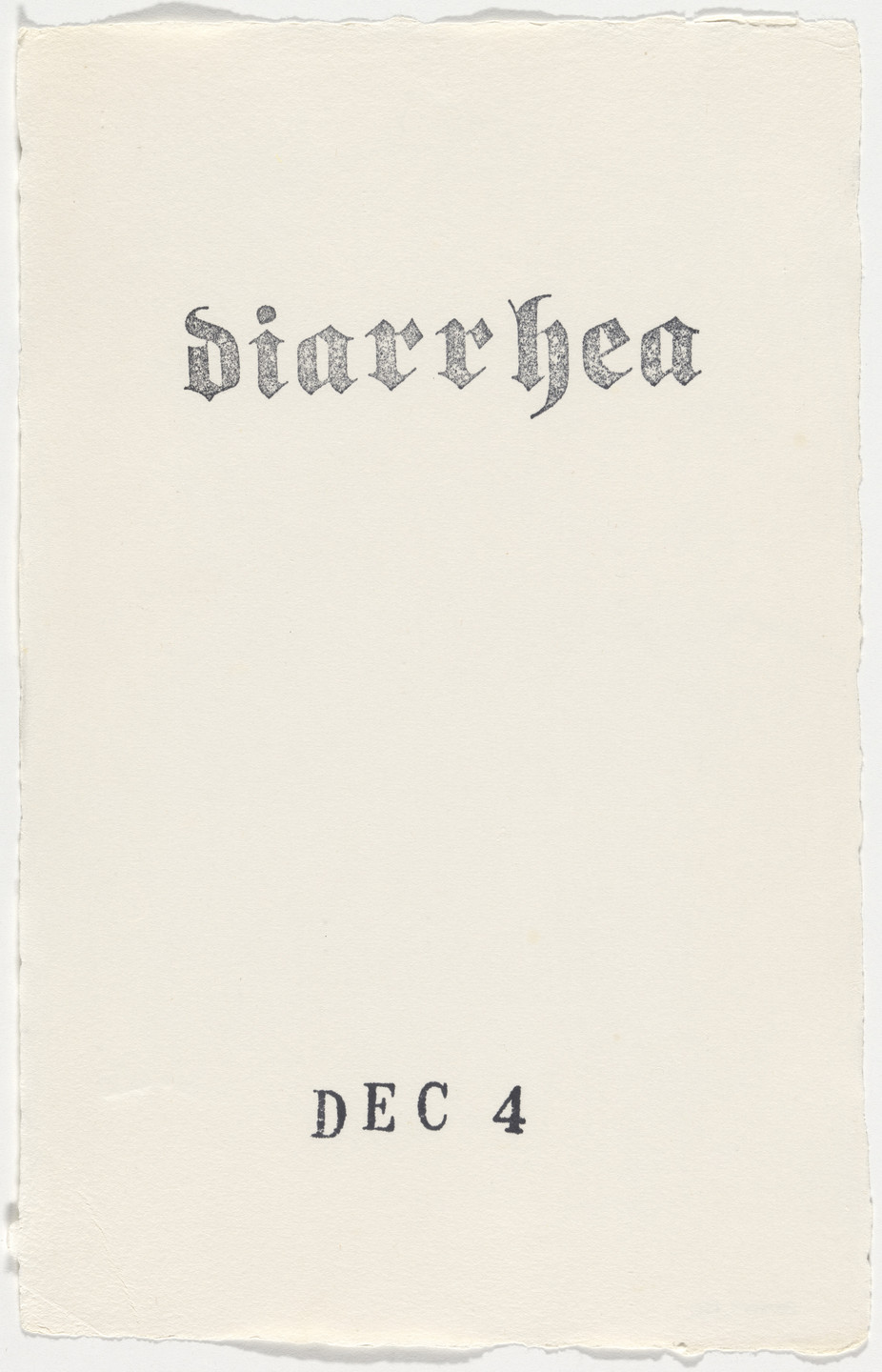 Kiki Smith. Untitled (Book of Hours). 1986–2003