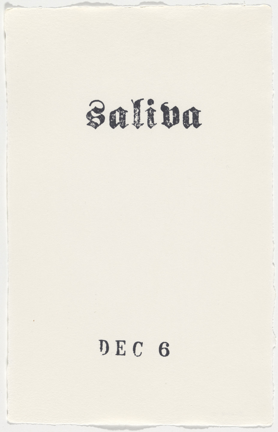 Kiki Smith. Untitled (Book of Hours). 1986–2003