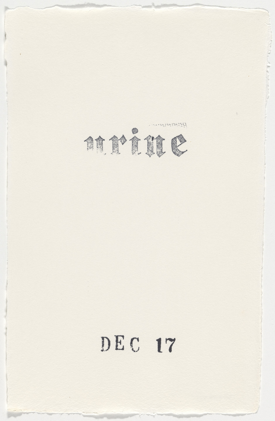 Kiki Smith. Untitled (Book of Hours). 1986–2003