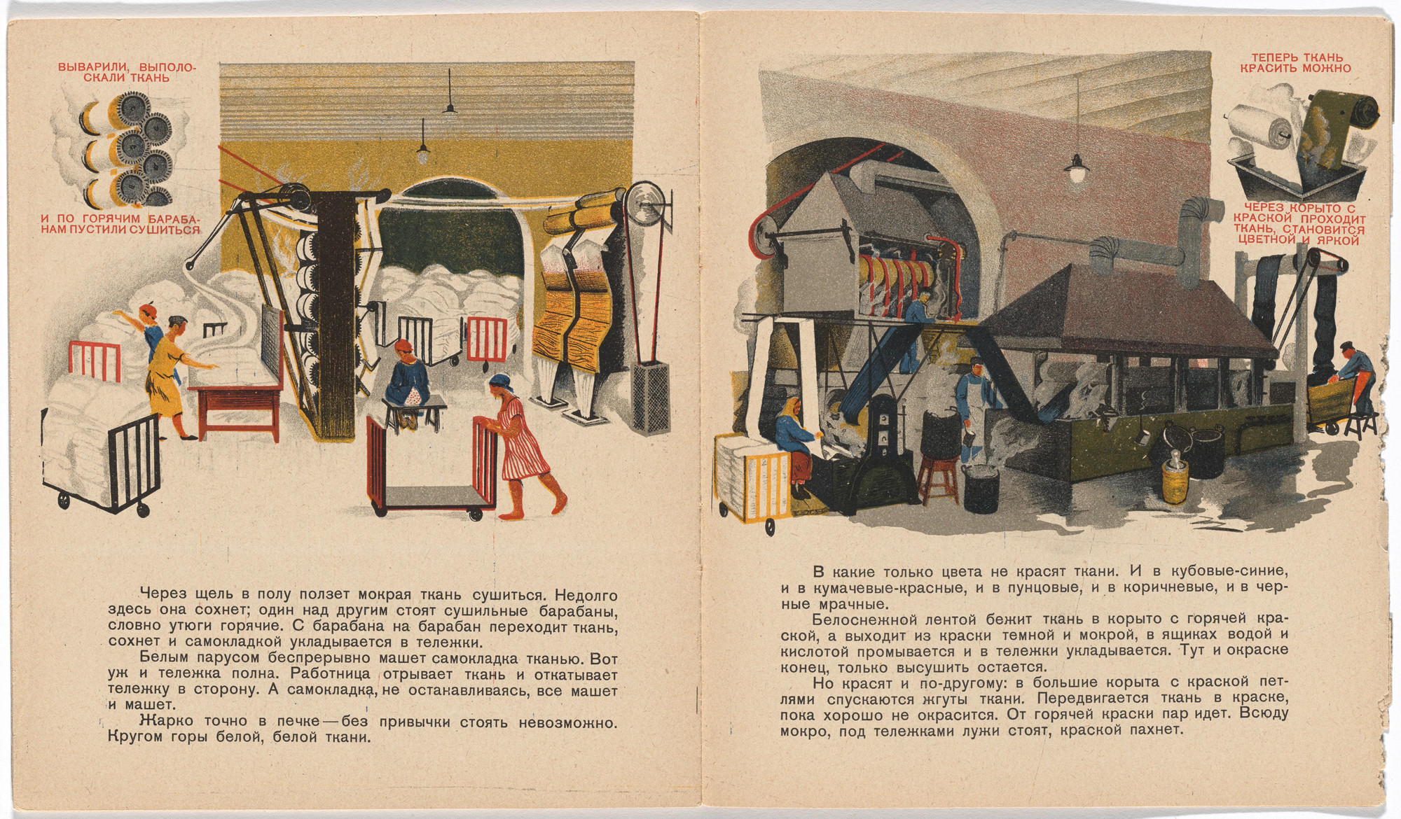 Olga Deineko, Nikolai Troshin. Kak khlopok sittsem stal (How Cotton Becomes Calico). 1929