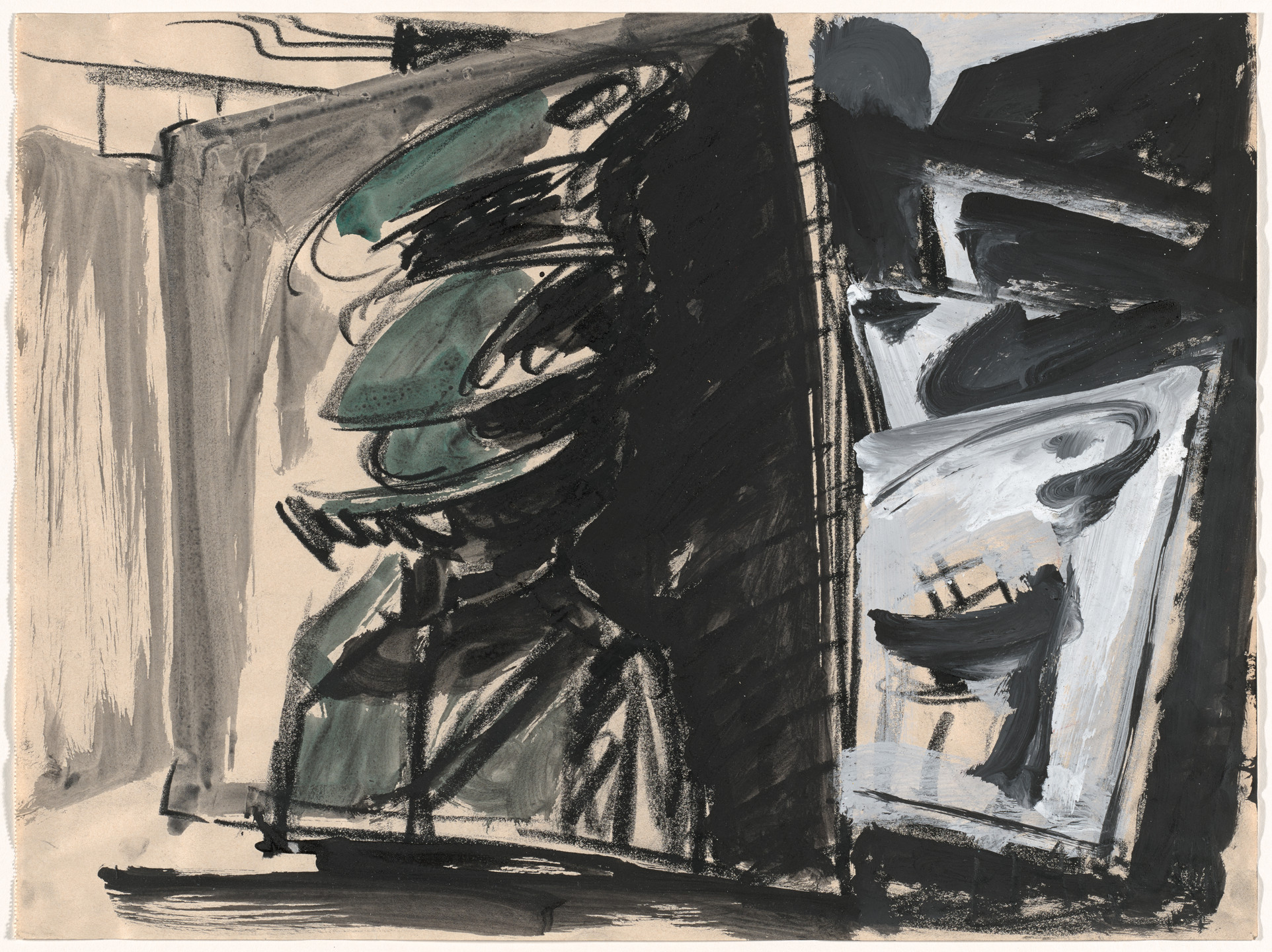 Markus Lüpertz. Atelier. c. 1973-74