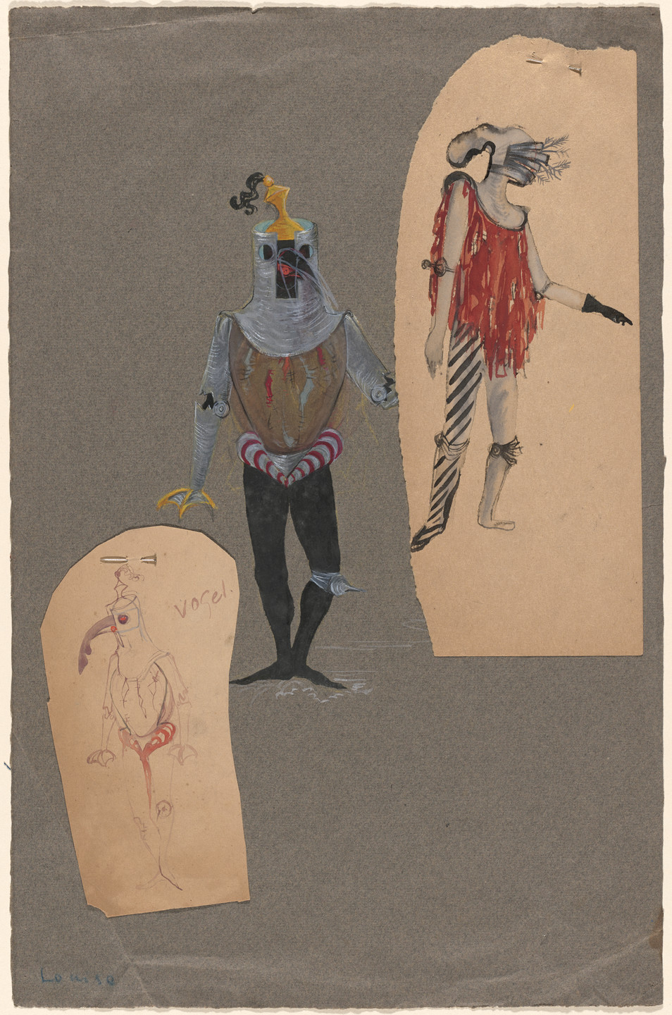 Kurt Seligmann. Costume design for the Raven-Phoenix for the ballet The Golden Fleece. (1940)